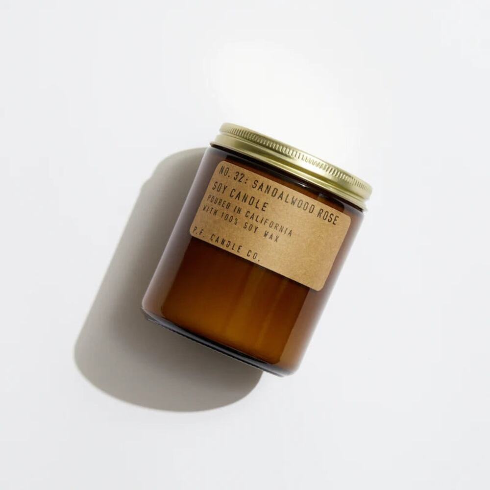 NEW P.F. Candle Soy Candle - Sandalwood Rose 7.2 oz